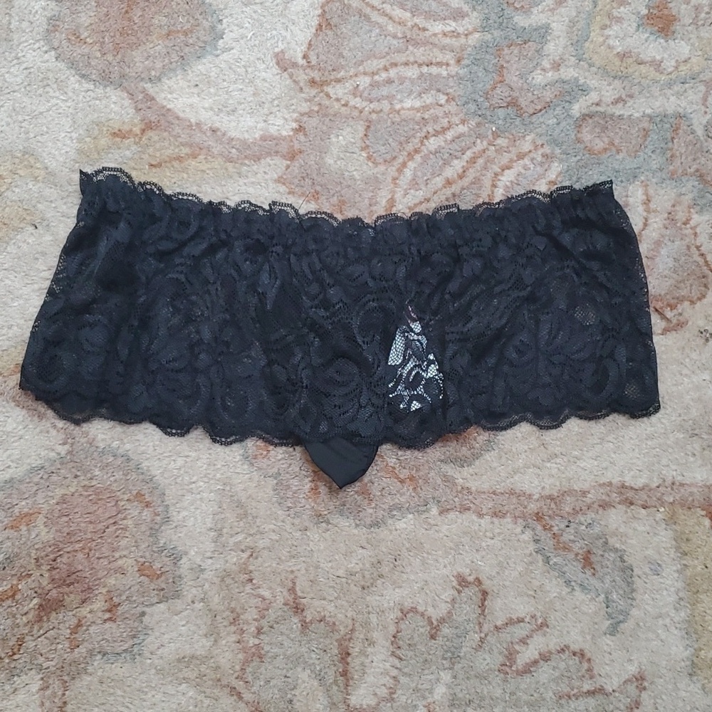 Baci lace skirted thong